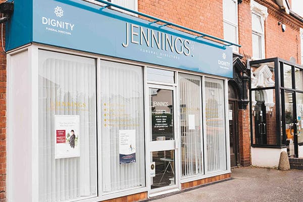 Image of Jennings funeral directors branch on Penn road, Wolverhanpton